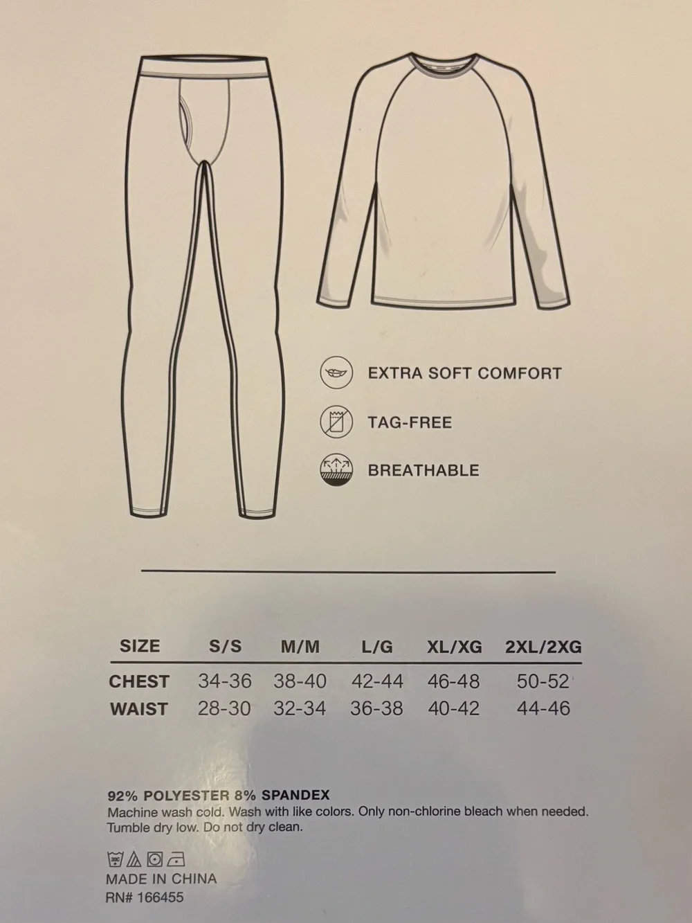 NIB Hunter men’s Base Layer set size M